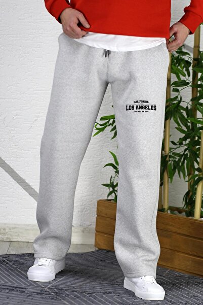 WAFRA Men's 3 Thread Printed Baggy Sweatpants