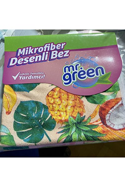Mr Green Mr. Geern mikrofiber desenli bez