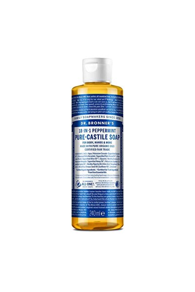 Dr. Bronner´s Sapun de Castilia 18-in-1, Menta (Lichid) – 240 ml
