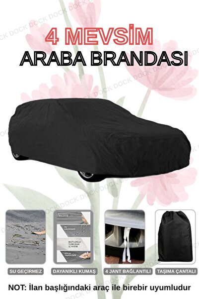 Dock غطاء سيارة جيب باتريوت أسود (4 مواسم)