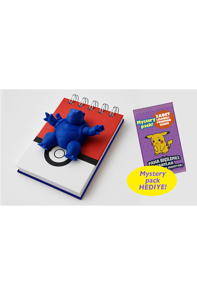 PAKLON Blastoise 3D Model Hardcover Notebook