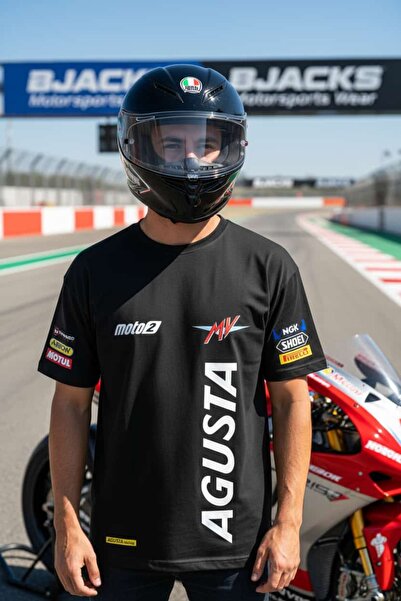 BJACKS Motorsports Wear MV Aguasta Moto2 Premium Yarış Tişörtü