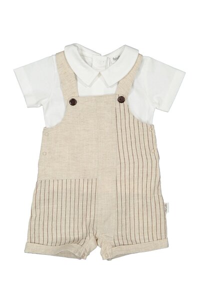 Bebetto طقم سالوبيت من قطعتين (أنيق وعصري) بيج