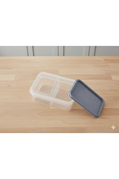 Nurfa Double Compartment Storage Container (Internal Compartments 2X200Ml)