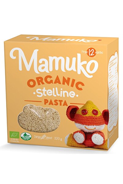 Mamuko Paste în formă de stea pentru copii, din grâu dur 320g