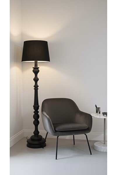 Ahlat Ağacı Ahşap Atölyesi Modern Ahşap Lambader Dekoratif Siyah Ahşap Lambader Modern Ve Şık Aydınlatma