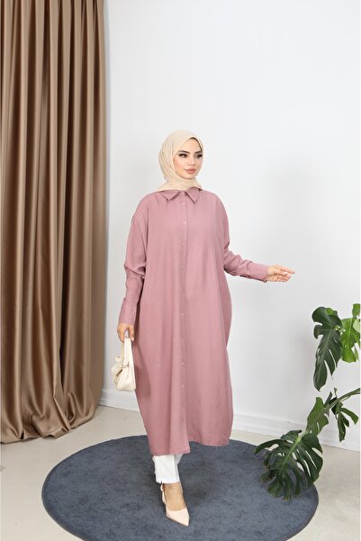 NİSUM MODA Long Tunic Shirt