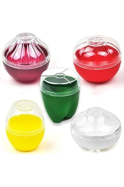 The Bros Reusble Fruit & Vegetable Storage Continers pck Fridge Crisper Boxes Onion Pepper