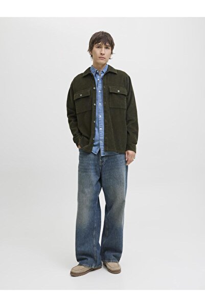 Jack & Jones Мъжка кадифена риза - Перфектна