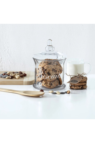 JJA Glass biscuit bowl, 1 liter