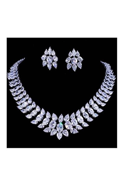 Generic قلادة زركونيا فاخرة