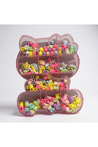 TOMBİ-X Set de bijuterii pentru hobby DIY, colier, brățară, set de fabricare a farmecului pentru telefon - Hello Kitty