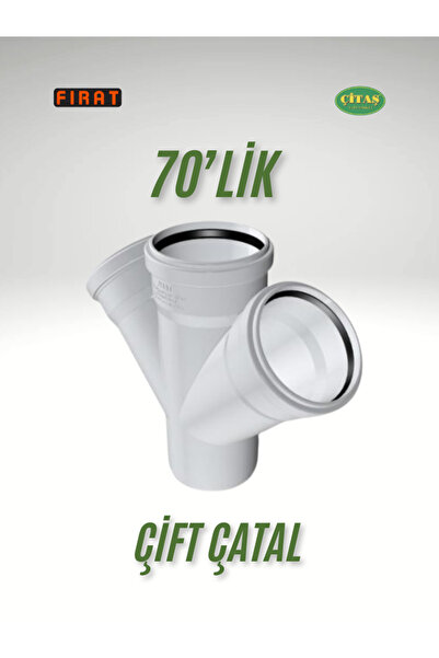 ÇİTAŞ FIRAT 70'LİK ÇİFT ÇATAL 75X75 3.2MM KALINLIK 70X70X70 ÇATAL