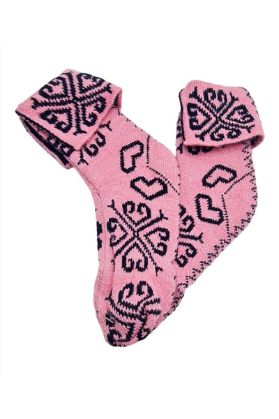 Star Fashion Sosete tricotate, 100% lana, model traditional