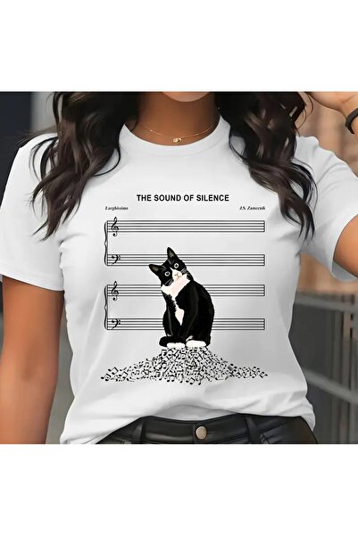 OEM Tricou dama bumbac The sound of silence