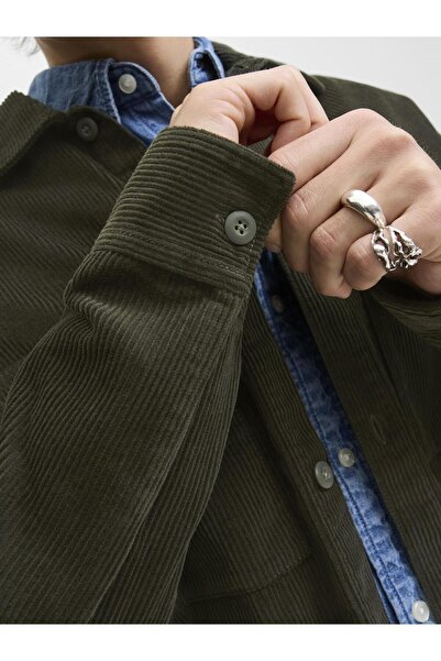 Jack & Jones Мъжка кадифена риза - Перфектна