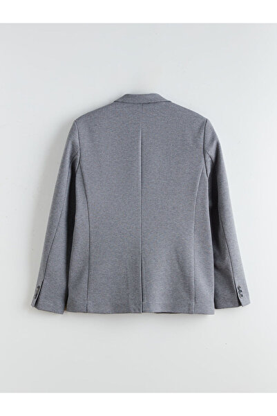 LC Waikiki Γκρι ανδρικό μπλέιζερ με στενή εφαρμογή