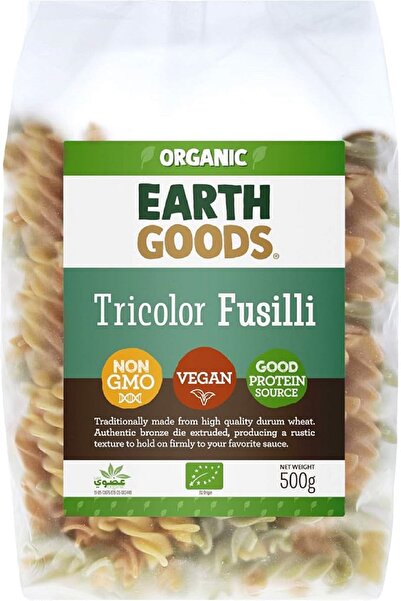 Earth Goods Organic فوسيلي عضوي ثلاثي الألوان 500 جرام × 6