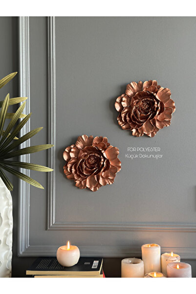 Wall Accessory 2-Piece Flower Set Trinket/Wall Combination/Home-Office Decoration