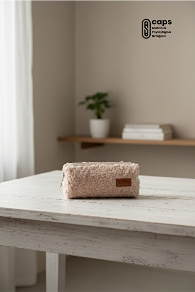 caps office Kürk Teksturirano Pliš Pernica – Jedan odjeljak, sa zatvaračem, d...