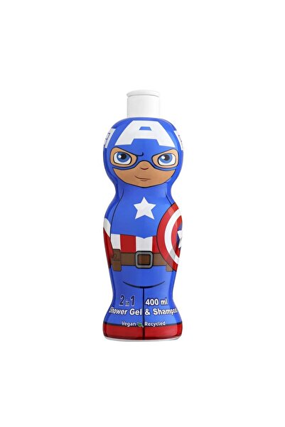 Other Air Val Marvel Captain America 2 in 1 Shower Gel 400ml