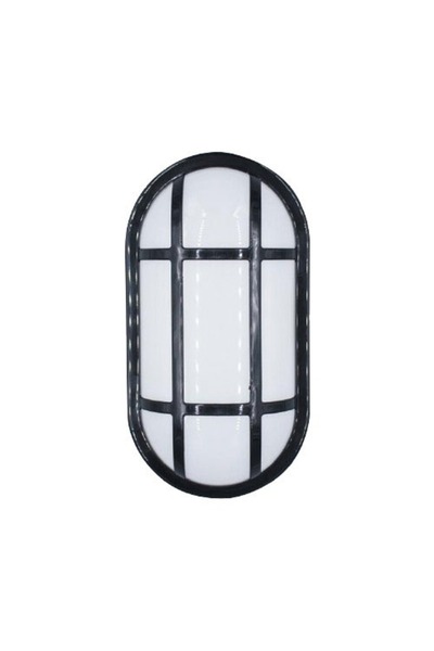 Klaus Aplica Led Ovala Cu Dungi 15W 100-265V 90Lm/W 214*116*61Mm Pp+Pp Ip54, KE10207 (40)
