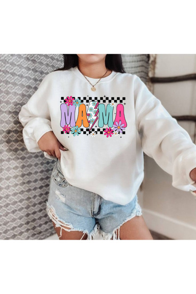 Tubinyoo سويت شيرت مطبوع عليه ماما