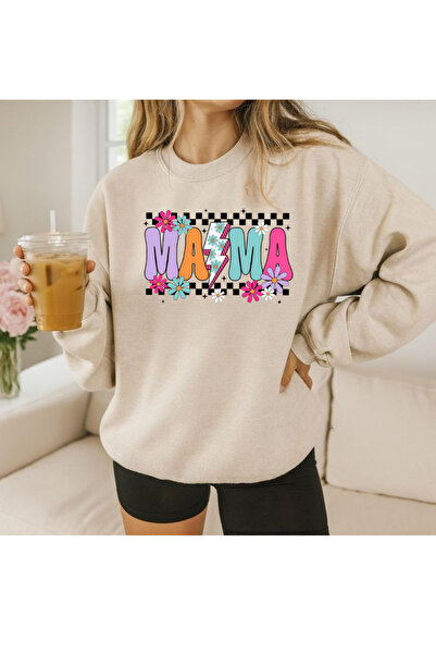 Tubinyoo سويت شيرت مطبوع عليه ماما