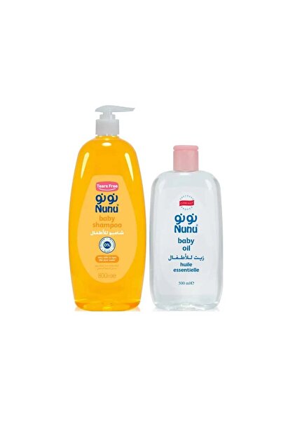 NUNU Nunu Value Pack Shampoo 800ml + Baby Oil 500ml