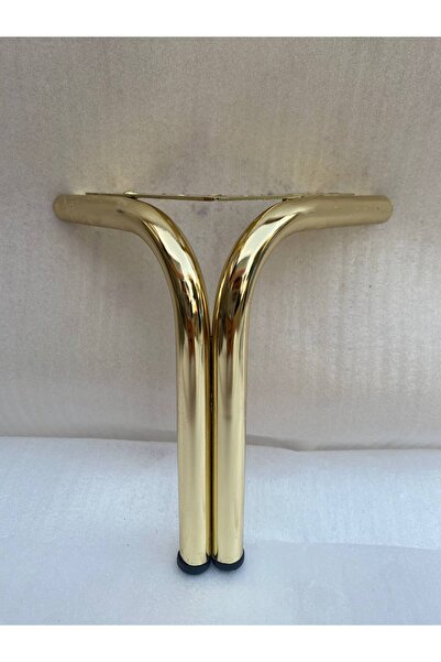 ADG METAL Boomerang Gold 18cm Metal Mobilya Ayak, Koltuk, Kanepe, Berjer, Otu...
