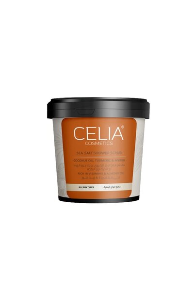 CELIA COSMATICS سيليا مقشر الجسم بالكركم والمره و جوز الهند 600 جم