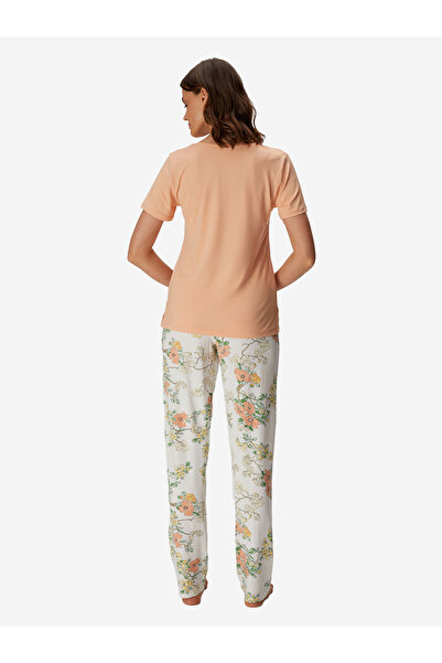 GOLDENBAY Pyjama Begonia Schlafanzug Schlafmode Bequem