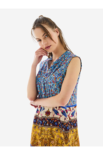 GOLDENBAY Shirtkleid Women's Dress Freizeitkleid Sommer Shirt-Kleid