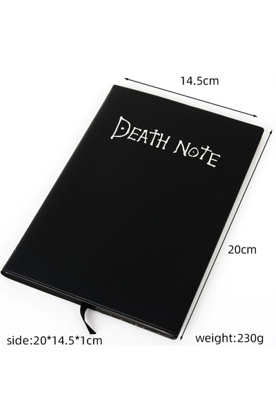 QiaoKai 2-Piece Printed Notebook With Pen Black/White