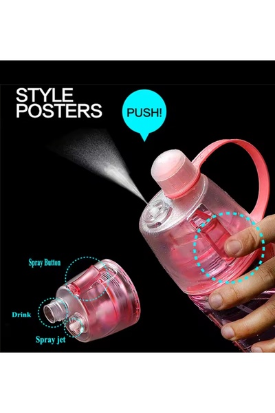 Newbe Bottle New B plastic size 400ml with Spray 1Psc