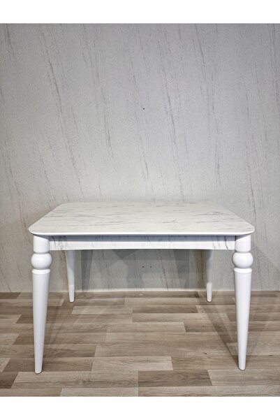 SÇ MASSAN 70 x 110 Mutfak Masası Marmo MDF Sabit Yemek Masası Salon Masası