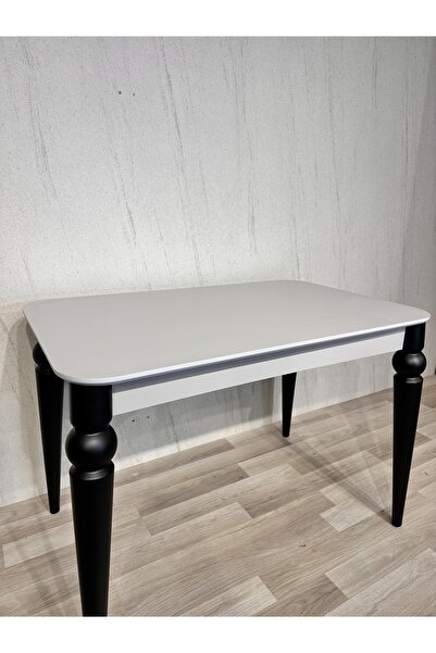 SÇ MASSAN 70 x 110 Mutfak Masası Gri MDF Sabit Yemek Masası Salon Masası