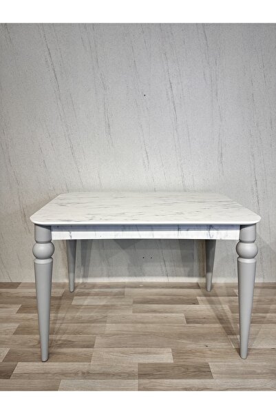 SÇ MASSAN 70 x 110 Mutfak Masası Marmo MDF Sabit Yemek Masası Salon Masası