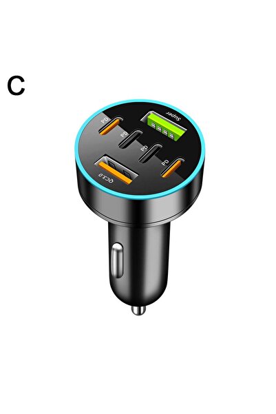 Choice5 C New Digital Display Car With 4usb Car Charger 66w Fast Charging Car...