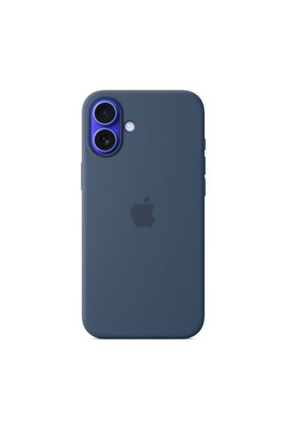 BSG TECH Husa de protectie pentru Apple Silicone Case cu magnet compatibil cu Iphone 16 Plus, Denim