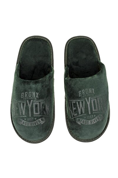 Vervo.ro pentru minți curioase Men's House Slippers, Green, 41-42 EU