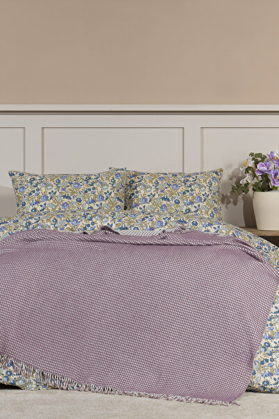 Elart Carlos Blanket Double Waffle (200X220 cm) Purple