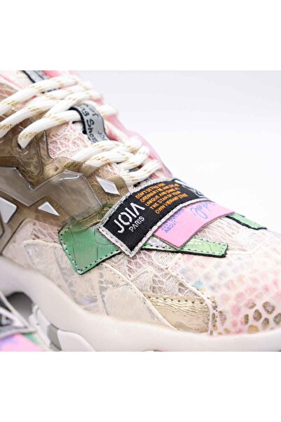Joia Paris SNEAKERS DAMĂ JEWEL WHITE-PINK