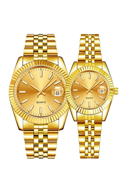 Generic Couple Waterproof Wristwatch Set with High Quality Inspired by Famous Rolex Watches