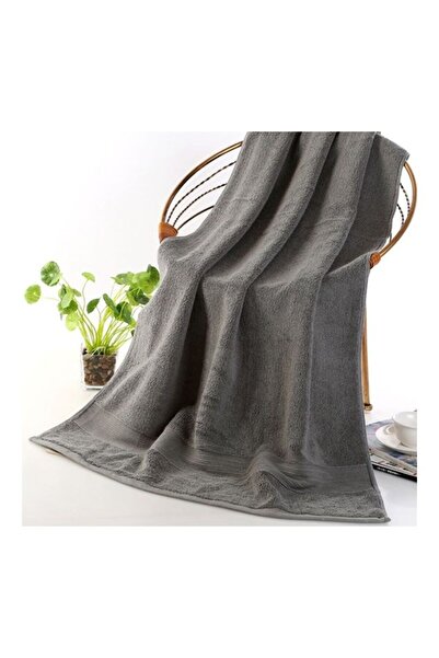 fun zone oem Large Pure Cotton Bath Towel, Grey