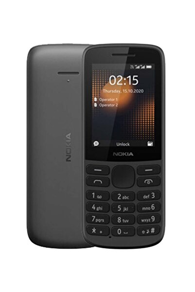 Nokia 215 Dual SIM Black 64MB RAM 128MB 4G LTE - Middle East Version
