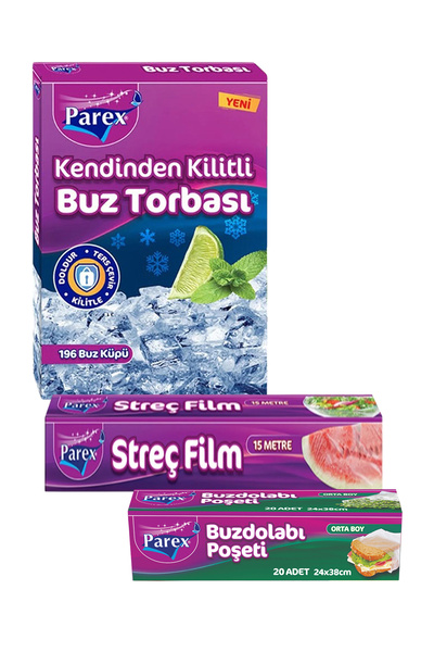 Parex حقيبة ثلاجة لحفظ الثلج مع غطاء قابل للغلق وغلاف بلاستيكي قابل للتمدد