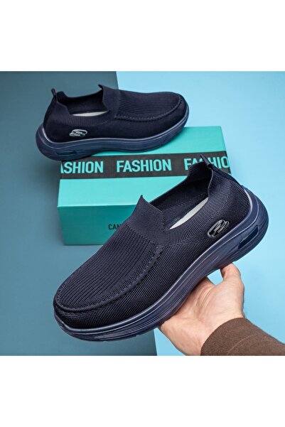 BMoD Men's blue chunky-soled sport shoes MOD13194