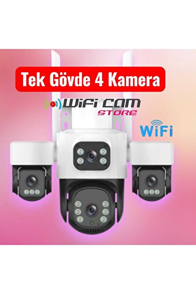 inoxdigital İnox X114 4X3MP Dört Kameralı Wifi PTZ Kamera