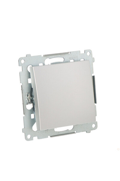 Other Single pushbutton without pictogram 10 AX matt silver Simon54